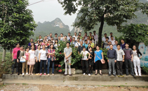 The company organized a three-day tour of Guilin